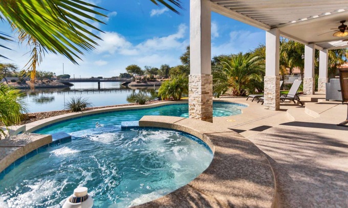 Arrowhead Lakes House | Waterfront Lakehouse w/heated pool/spa/billiards/ping-pong/kayaks!