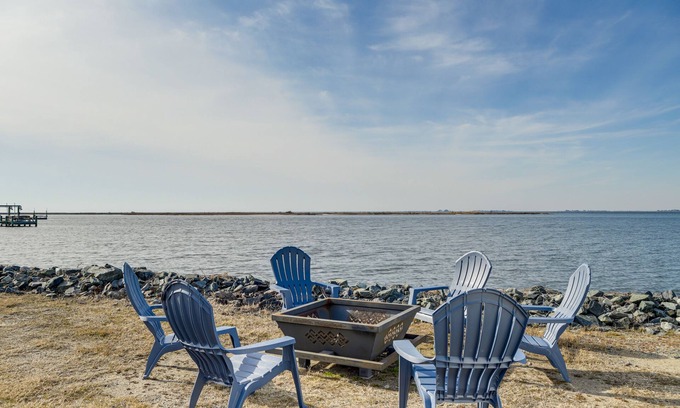 Upper Fairmount House | Waterfront Marion Station Retreat w/Private Dock!