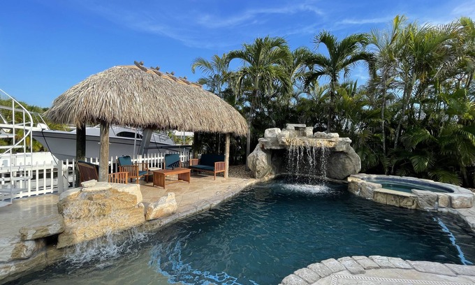 Marathon House | Waterfront Pool home with Quick Access to Gulf