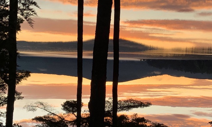 New Durham Cabin | Waterfront Property on Merrymeeting Lake