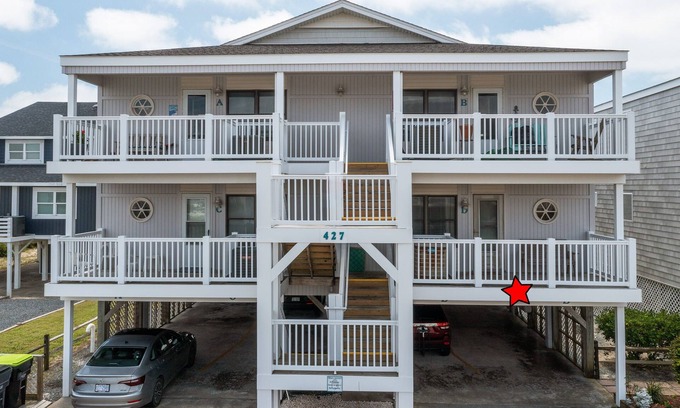 Holden Beach Condo | "Waters Edge 427-D" - Oceanfront Condo w/Community Pool, 2 Bedrooms/2 Bathrooms