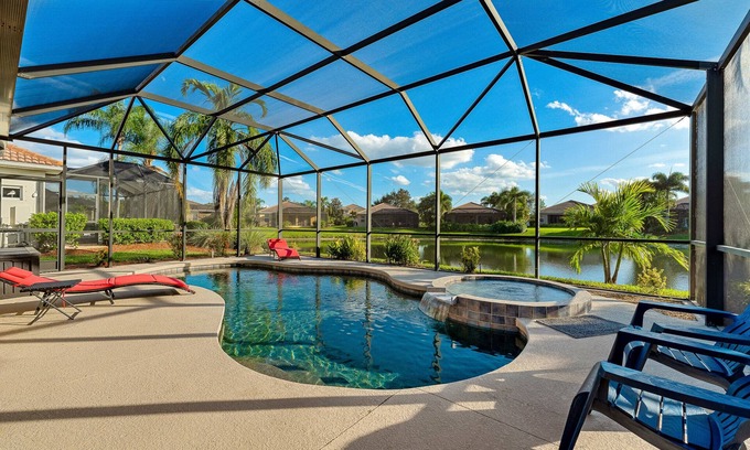 Braden River House | Waterview Retreat Sanctuary 3Br Home W/Pool+SPA+Golf+Pickleball+Tennis. Pet Ok