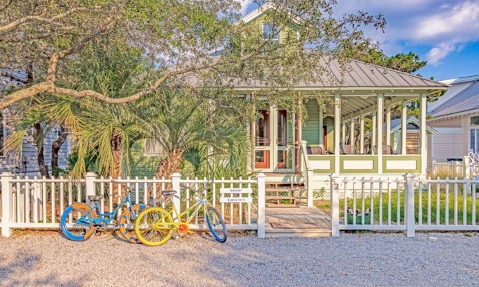 Seaside Cottage | Welcome to Idlewild South! Steps to both downtown and the beach.