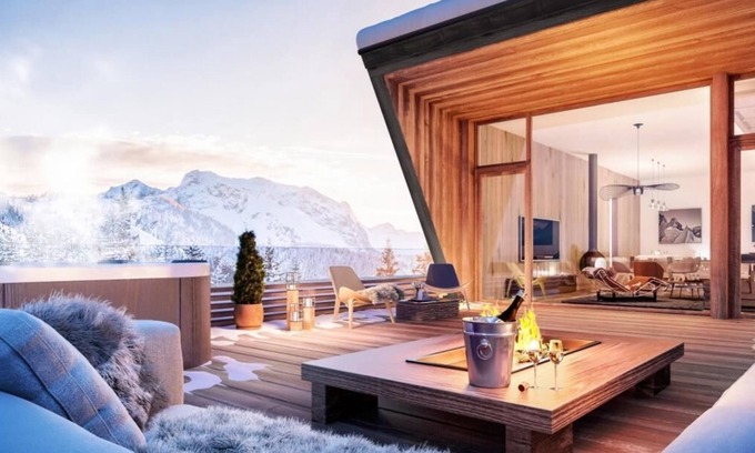 Peisey-Nancroix Apartment | Wifi, 100m from ski slopes, sauna, hammam, parking, tv, ski locker, 36-44m², Peisey-Vallandry