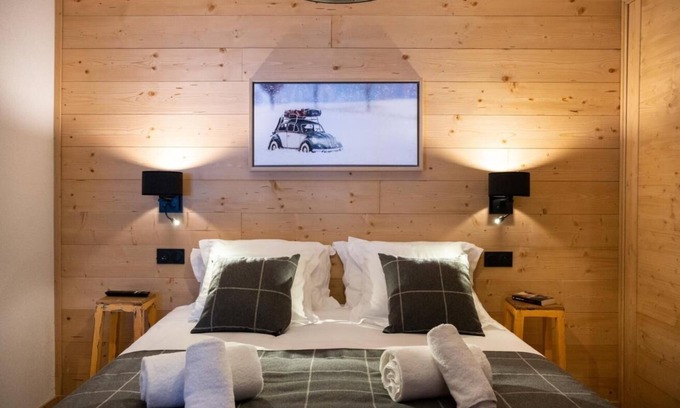 Montalbert Apartment | Wifi, 300m from ski slopes, swimming pool, sauna, hammam, parking, ski locker, 45-70m², Montalbert