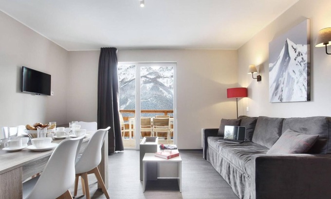 Pra Loup Apartment | Wifi, fitness, tv, ski locker, 54m², Pra Loup