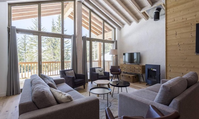 Les Eucherts Apartment | Wifi, sauna, terrace, balcony, parking, tv, ski locker, 69-88m², La Rosière