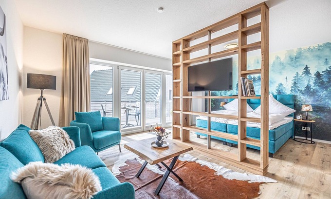 Schleswig Apartment | Wiking-koje 7 - Balkon, Barrierearm, Aufzug, Dusche, Schreibtisch