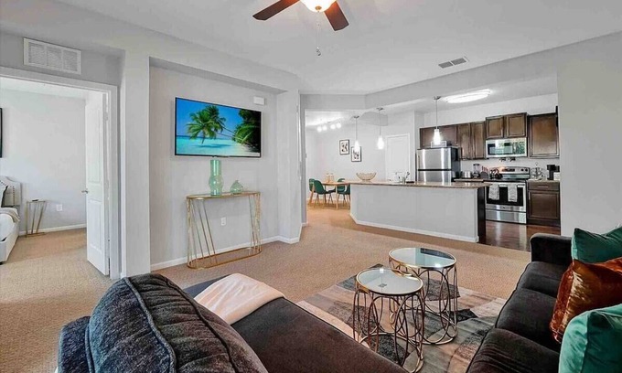 Ocoee Apartment | Windermere CasaMirella · 2BR/Modern/Fast Wi-Fi/Pool/gym/near Disney Parks