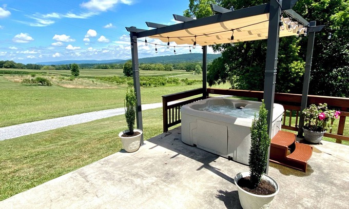 Sharpsburg House | Wine Weekend Getaway: Steps to Winery & Battlefield w/Mountain Views & Hot Tub!