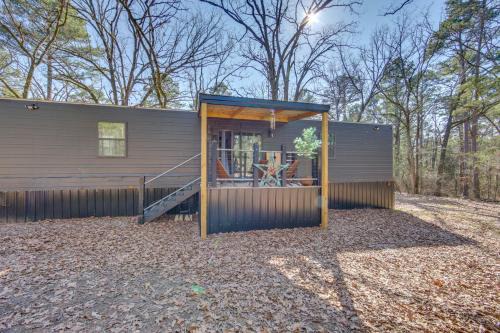 Winnsboro House | Winnsboro Tiny House with Trails, Yard Games and More!