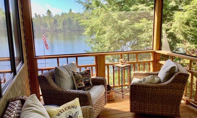 Altmar Cottage | Winter Wonderland Lake Kasoag! Close to Snowmobiling, Ice Fishing, & Much More!