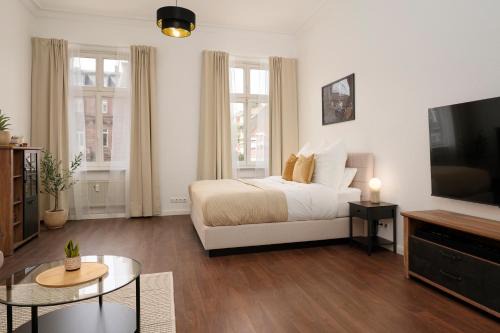 Mannheim City Centre Apartment | Wohnkultur - Altbau Charme für 8 Personen