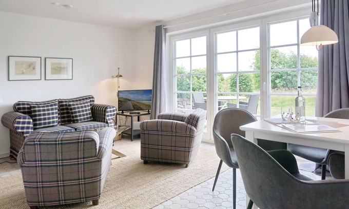 Munkmarsch Apartment | Wohnung im Erdgeschoss mit Freiem Blick Über die Heide zum Wattenmeer