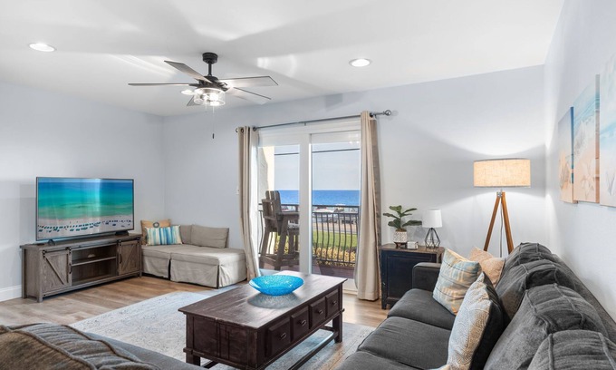 Miramar Beach House | Wonderful Direct Gulf Views with Free Seasonal Beach Setup