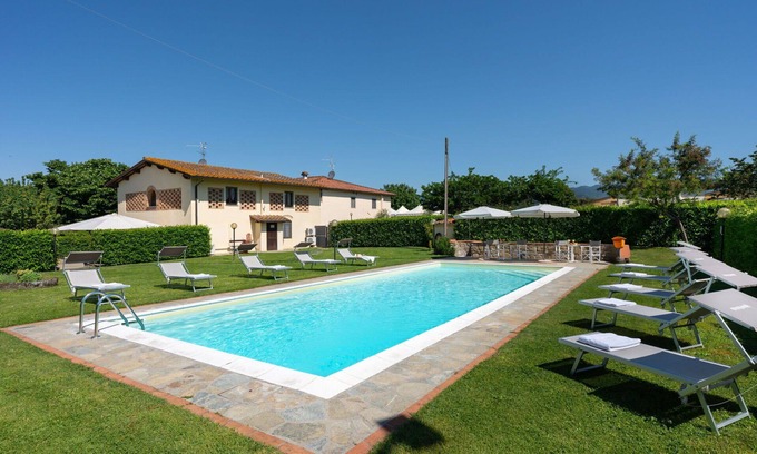Borgo San Lorenzo Villa | Wonderful private villa for 11 people with private pool, A/C, WIFI, TV, panoramic view and parking
