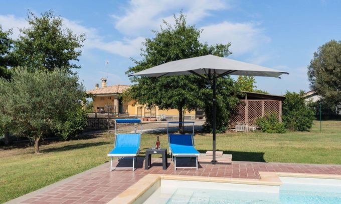 Manziana Villa | Wonderful private villa with private pool, A/C, WIFI, TV, patio, pets allowed and parking