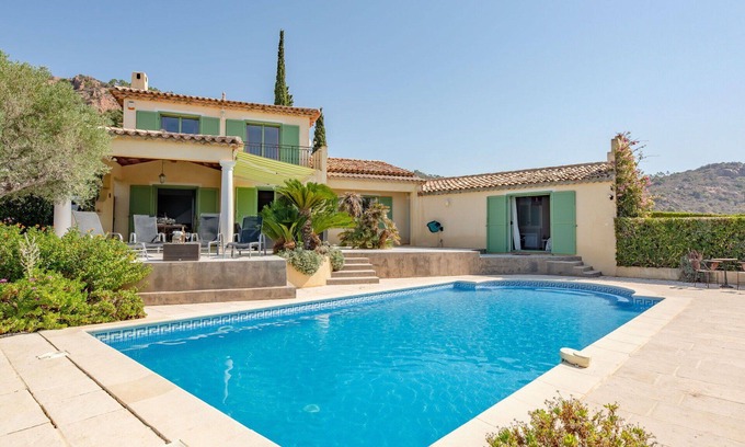 Agay Villa | Wonderful private villa for 8 people with A/C, private pool, WIFI, TV and terrace