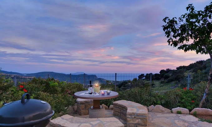 Triopetra Villa | Wonderful private villa with private pool, WIFI, A/C, TV, patio, panoramic view and parking