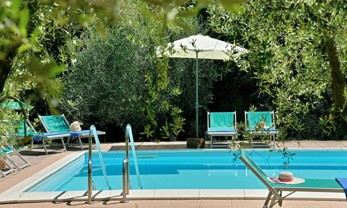 Montelopio Villa | Wonderful private villa for 8 guests with WIFI, private pool, A/C, TV, patio and panoramic view