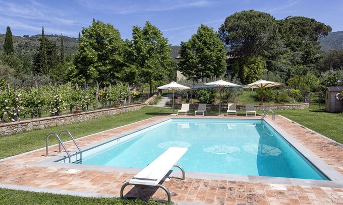 Cortona Villa | Wonderful private villa with private pool, A/C, WIFI, TV, patio, panoramic view, close to Cortona