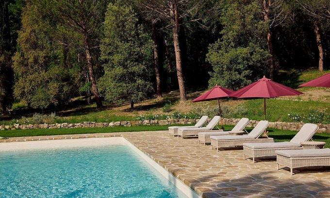Sambuca Villa | Wonderful private villa for 14 guests with A/C, WIFI, private pool and TV, close to Greve In Chi.