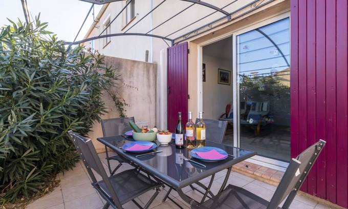 Aigues-Mortes House | Wonderful villa for 4 people with A/C, WIFI, TV, terrace and parking