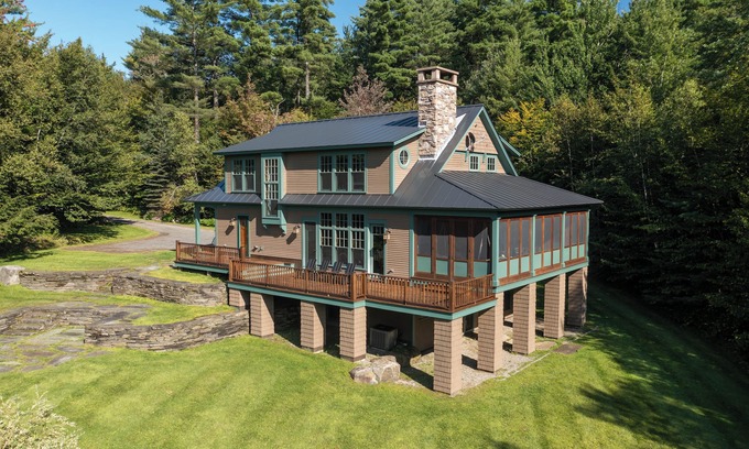 Stowe Area House | Woodland - Post and Beam Oasis is centrally located off the Mountain Road