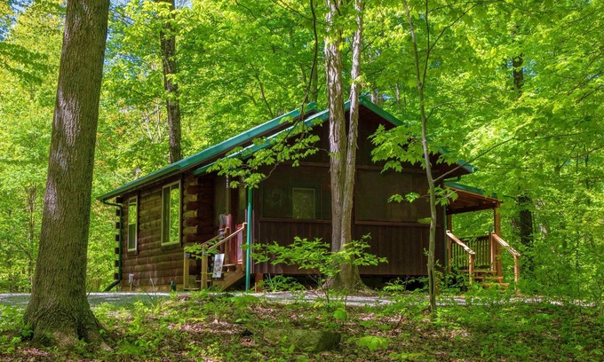 Logan Cabin | Woods Cabin, secluded with hot tub