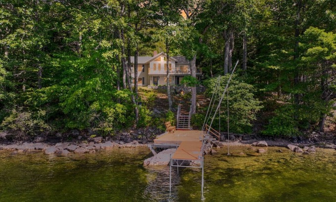 South Casco Apartment | Woods & Water | Sebago Lakefront Luxury Oasis