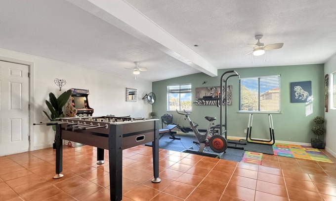 Biggs Field House | World Tour Oasis: Game Room, Gym, Pool, Playground in Quiet and close to I10.