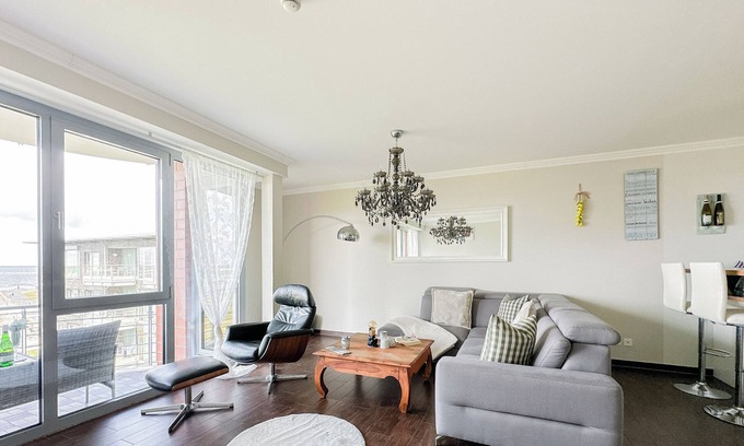 Cuxhaven Apartment | Yachfafen Residence Apartment 18 - Exclusive vacation apartment with sea view