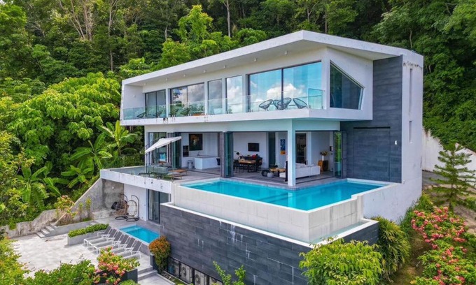 Pa Klok Villa | Yamu Hills Panoramic Ocean View 6 Bed Luxury Pool Villa - Phuket