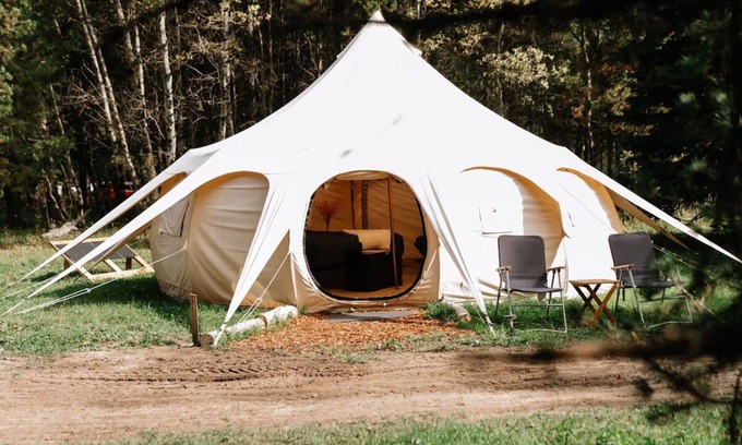 Island Park House | Yellowstone Luxury Bell Tent Sleeps 3