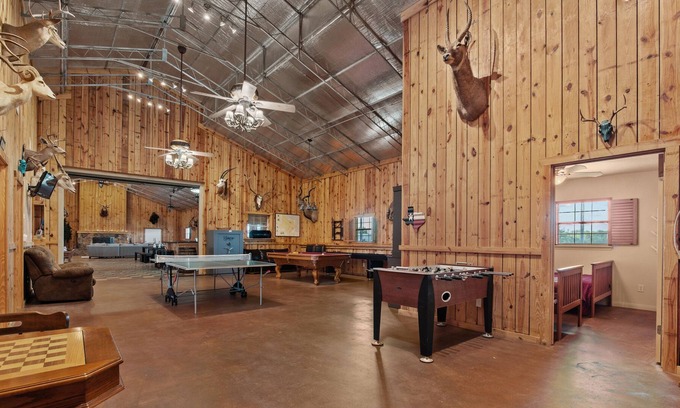 Damon House | Yo-Leven Ranch - exotic animal ranch with a six bedroom barndominium!