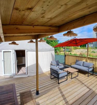 Clermont-Creans Ski Chalet | Yourte - Terracotta - Climatisée -Les Belles Ouvrières