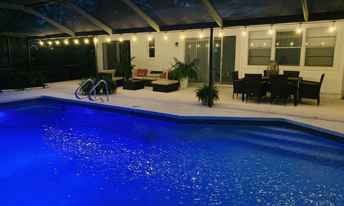 Citrus Park House | Yuri’s pool house. Salty & heated pool