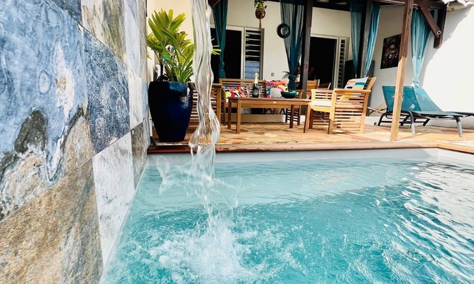 Sainte-Luce Apartment | Zandoli, swimming pool, sea view, peaceful, garden
