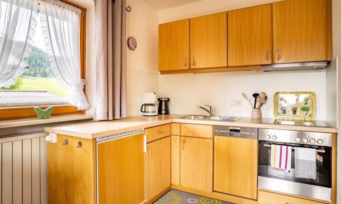 Groissenbach Apartment | Zwei-Raum-Wohnung (7) Haus Resi, 50qm, Extra-Schlafzimmer, Küchenzeile, Balkon