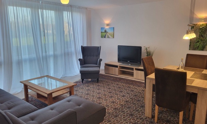 Stolpe Apartment | Zwei Zimmerappartement, 68 m² für 2-3 Personen, Separater Küchenbereich mit Küch