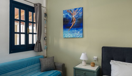 Luxury Room, 1 King Bed with Sofa bed, Sea View