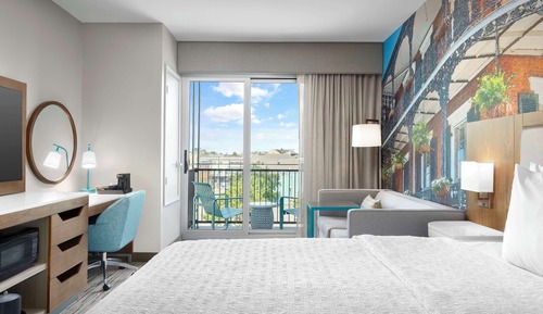 Room, 1 King Bed with Sofa bed, Refrigerator & Microwave (Balcony)