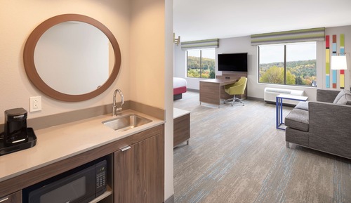 Studio, 1 King Bed, Refrigerator & Microwave (Wet bar)