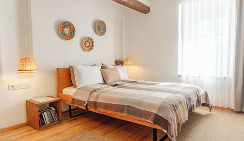 Double Room with Balcony and Fireplace