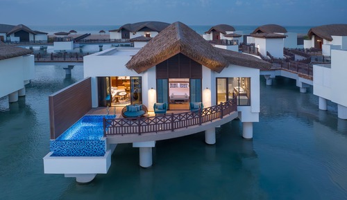 Over Water Pool Villa