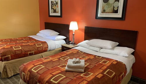 Double Room, 2 Double Beds, Non Smoking