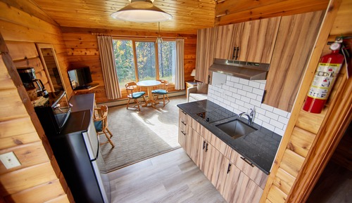 Junior Double Room, 1 Queen Bed with Sofa bed, Kitchenette, River View