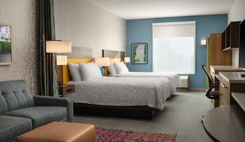 Studio, 2 Queen Beds, Accessible, Non Smoking (Hearing)