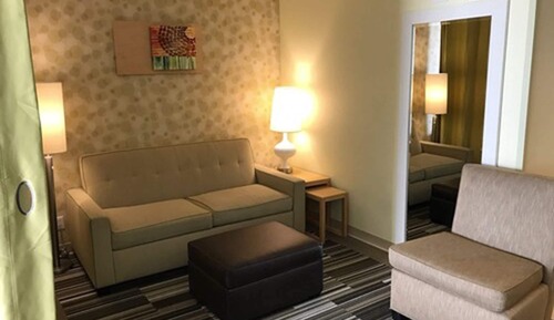 Suite, 1 King Bed, Accessible (Roll-in Shower)