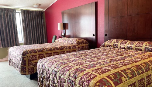 Room, 2 Double Beds, Smoking, Refrigerator & Microwave